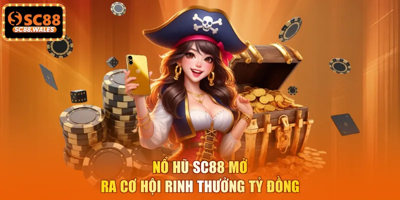 Nổ hũ SC88 mở ra cơ hội rinh thưởng tỷ đồng