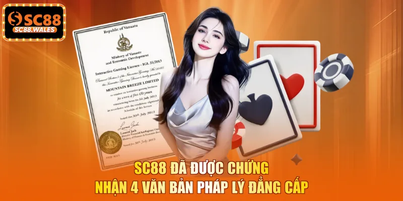 SC88 đã được chứng nhận 4 văn bản pháp lý đẳng cấp