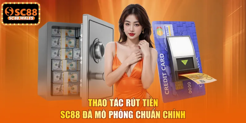 Thao tác rút tiền SC88 đã mô phỏng chuẩn chỉnh